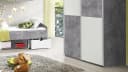 Forte Jugendzimmer-Set Lupo 5-tlg. Betonoptik Grau/Weiß Bild 4