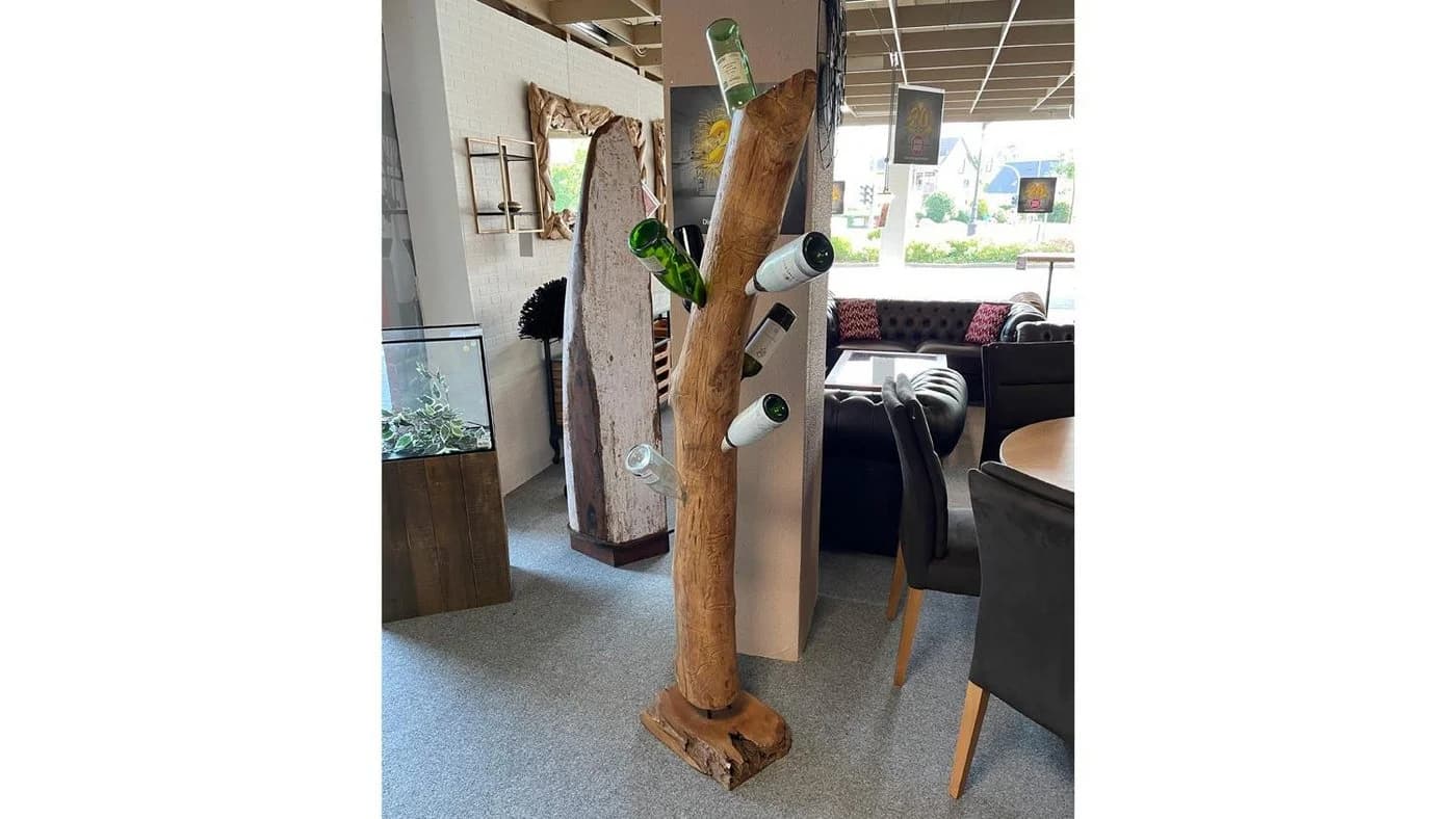 Möbel Akut Weinständer Teakholz massiv 180 cm - Bild 2