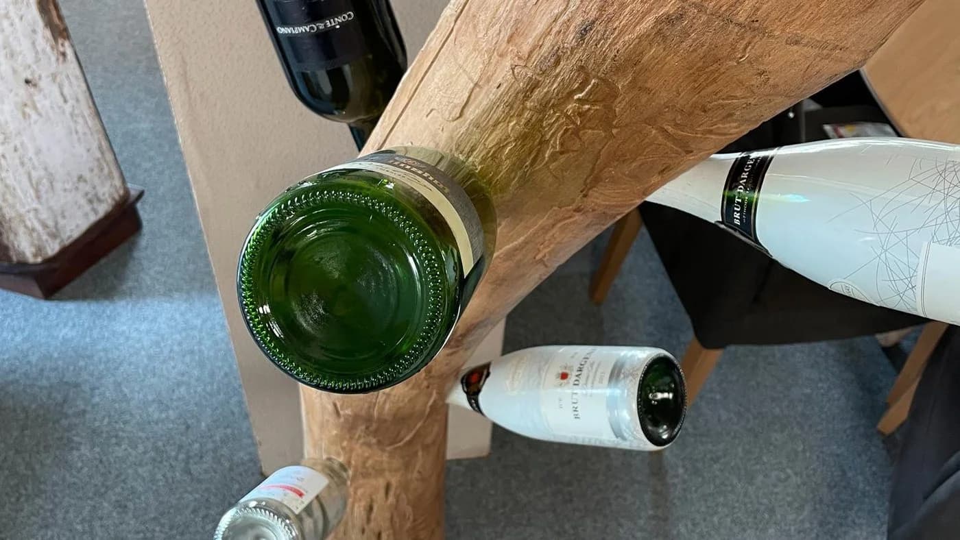 Möbel Akut Weinständer Teakholz massiv 180 cm - Bild 4