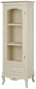 99rooms Vitrine Rimini Pappel Creme Landhausstil mit Schublade Bild 2