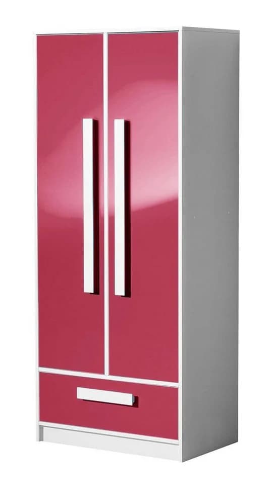 99rooms Jugendzimmer-Set Goldie I 4-teilig Weiß-Rosa Modern