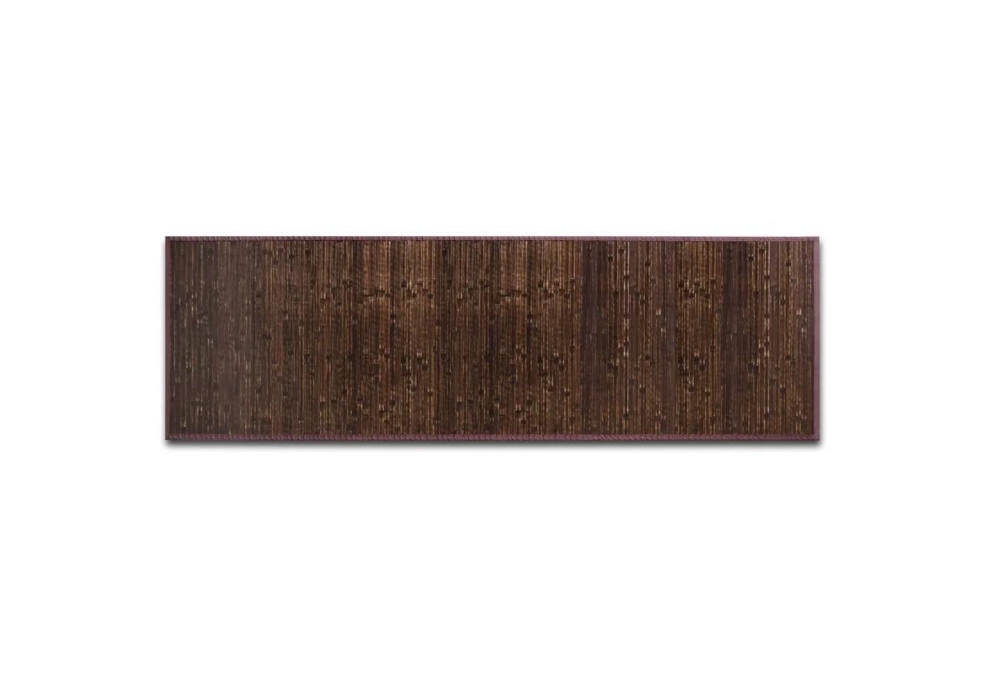 casa pura Teppich Oak Bambus Braun Rutschfest