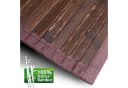 casa pura Teppich Oak Bambus Braun Rutschfest Bild 3