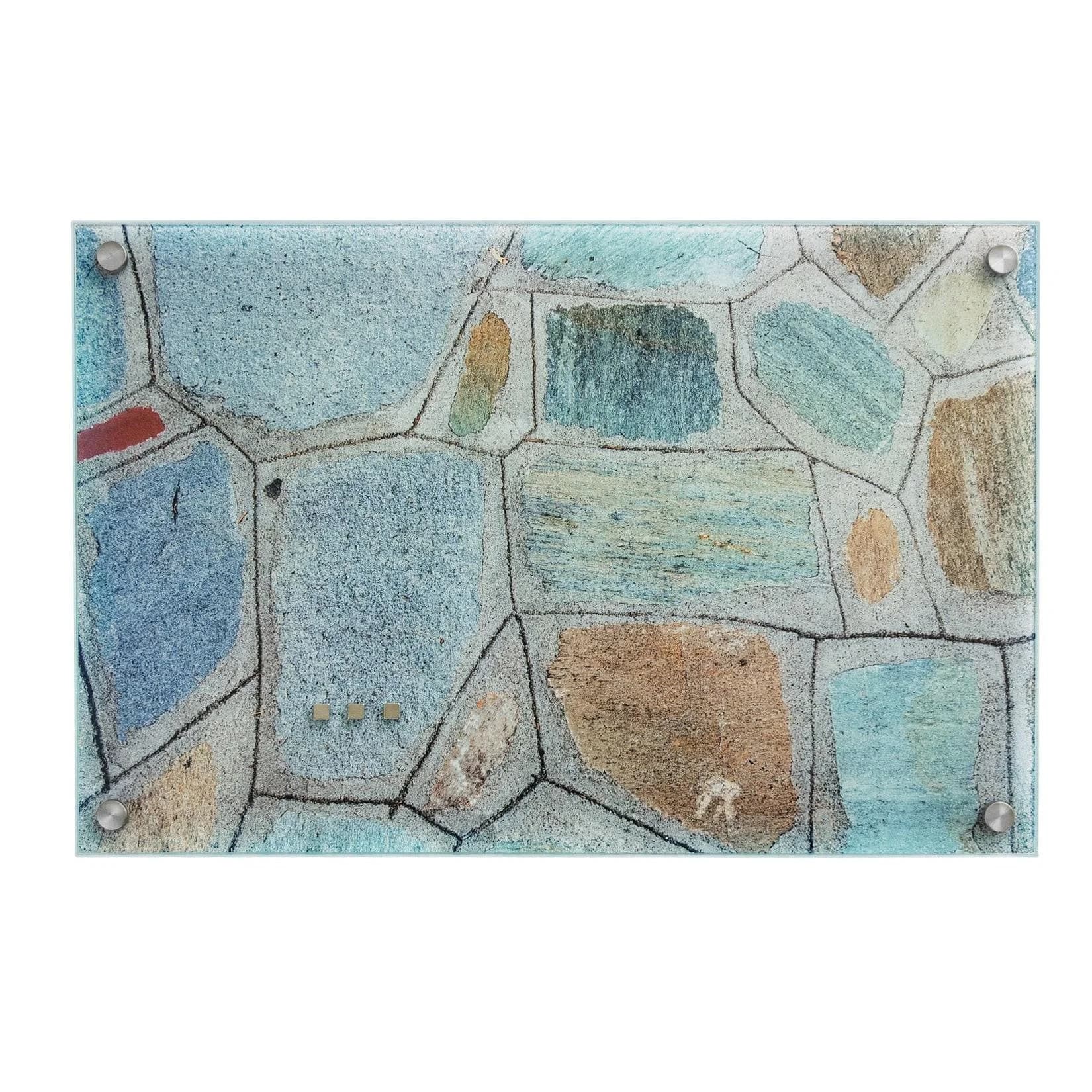 Master of Boards Design-Glas-Memoboard Flagstone Magnetisch