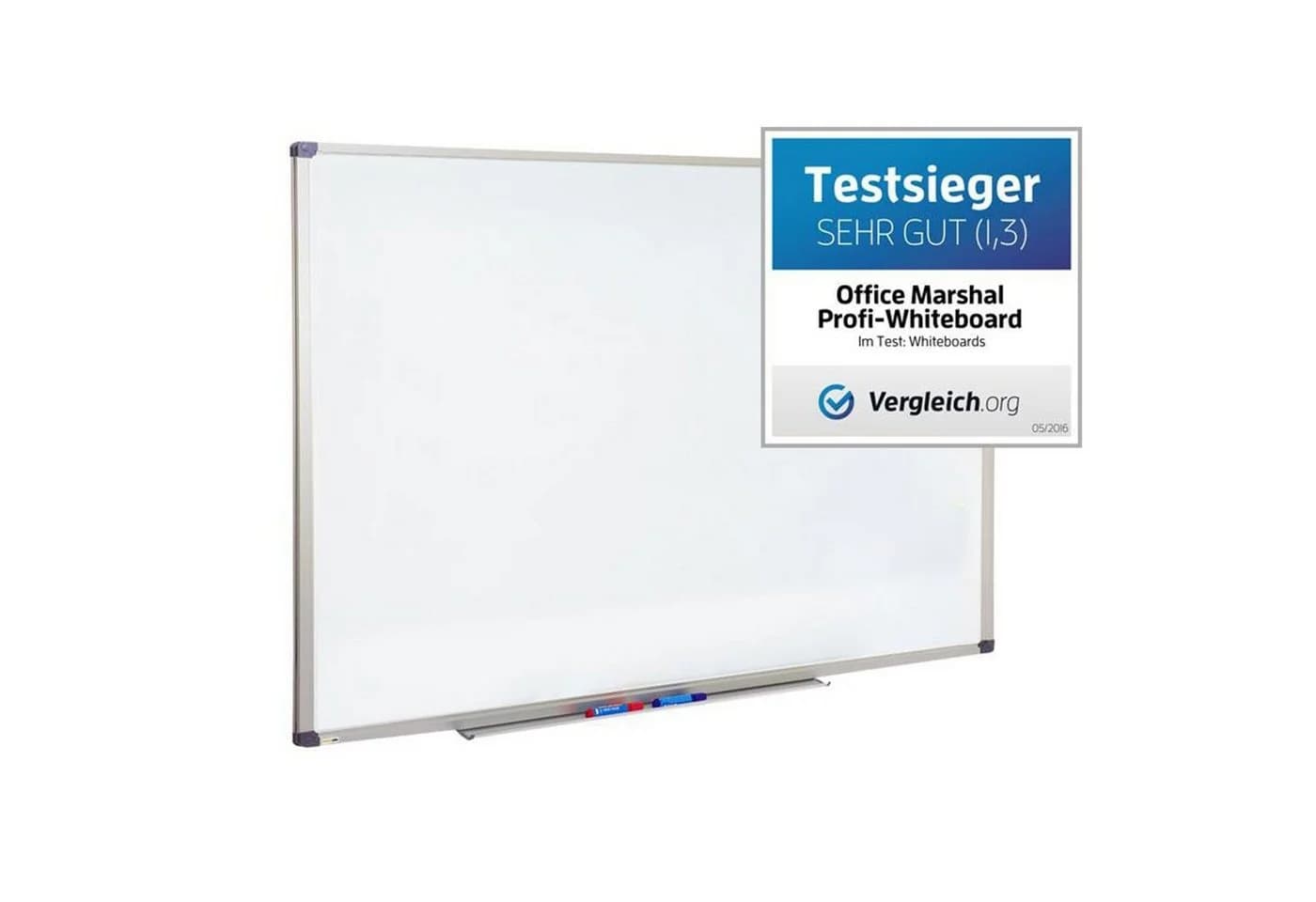 Office Marshal Profi Whiteboard Magnettafel Weiss Lackiert - Bild 5