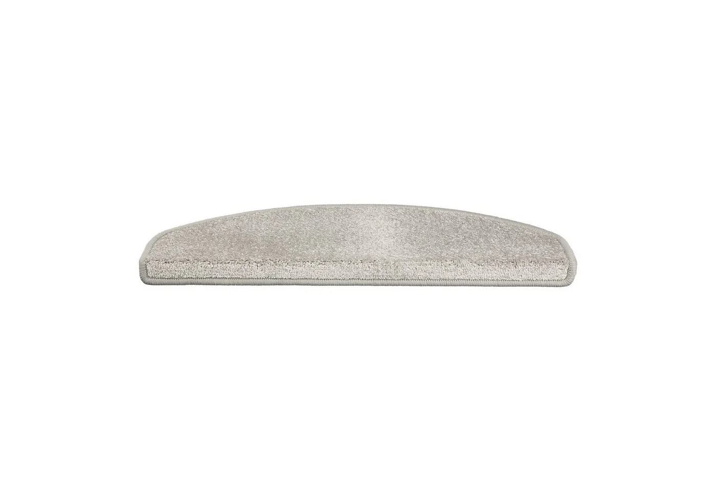 Floordirekt Stufenmatte Dynasty Velours Grau Silber Halbrund