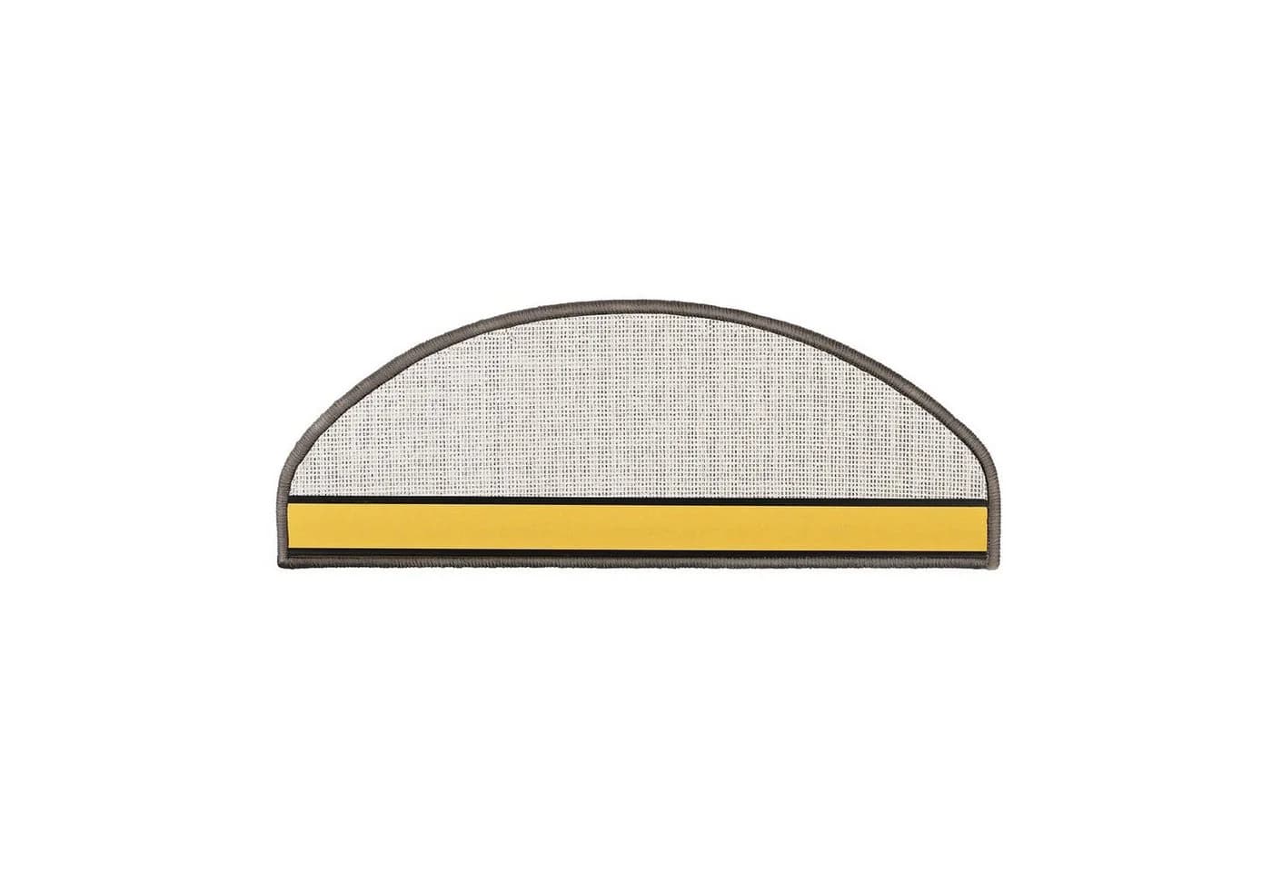 Floordirekt Stufenmatte Dynasty Velours Grau Silber Halbrund - Bild 4