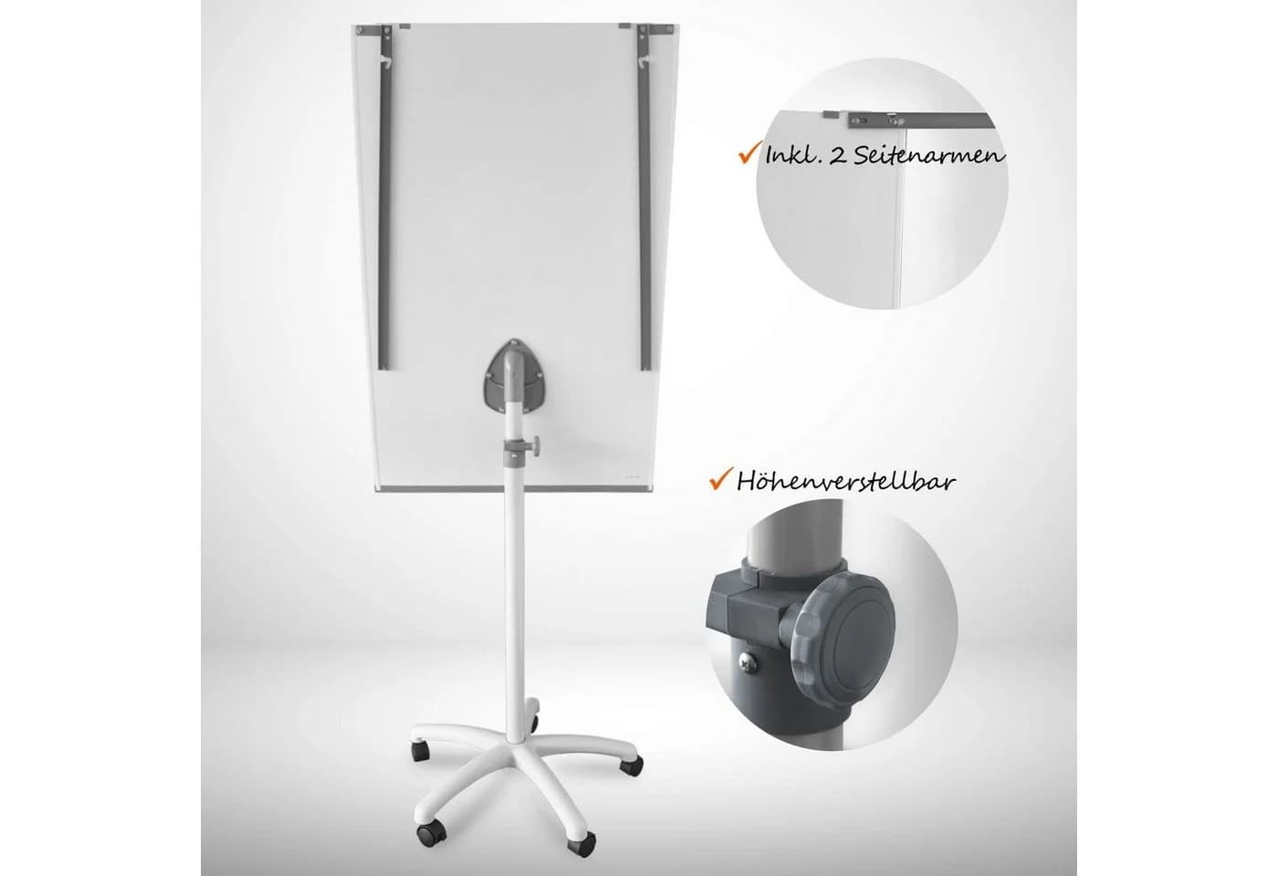 Master of Boards Mobiles Flipchart Piranha 67 x 105 cm Schreibtafel - Bild 5