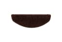 Floordirekt Stufenmatte Barcelona Halbrund Dunkelbraun Polypropylen Bild 2