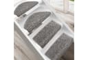 Floordirekt Stufenmatte Shaggy Barcelona Halbrund Bild 1