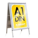 Karat homeliving Kundenstopper Doppelseitig Aluminium DIN A1 Bild 1
