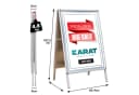 Karat homeliving Kundenstopper Doppelseitig Aluminium DIN A1 Bild 2