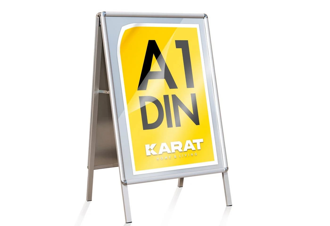 Karat homeliving Kundenstopper Doppelseitig Aluminium DIN A1 - Bild 3
