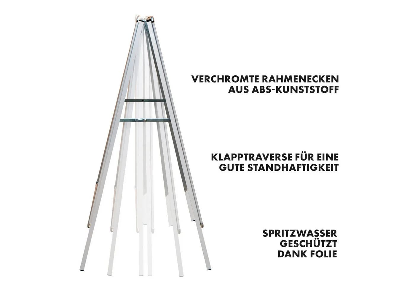 Karat homeliving Kundenstopper Doppelseitig Aluminium DIN A1 - Bild 5
