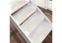 Floordirekt Stufenmatte Sundae Velours Beige Halbrund Bild 1