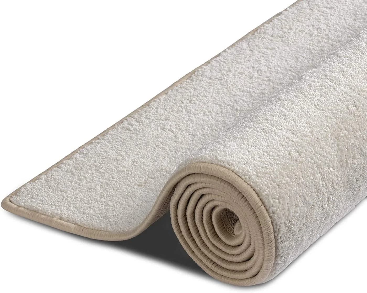 Floordirekt Velours-Bettumrandung Sundae 3-tlg. Beige Hochflor - Bild 5