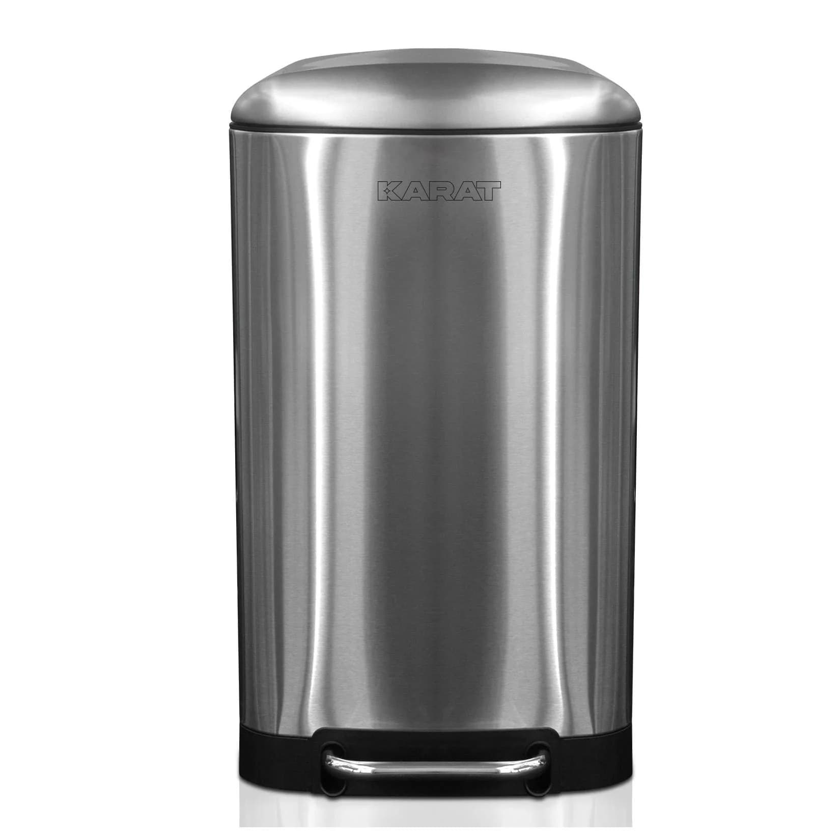 karat homeliving Mülleimer Cubo Edelstahl 30L Automatik