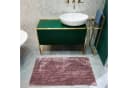 casa pura Badematte Chenille Coral Deluxe Lila Schimmernd Bild 5