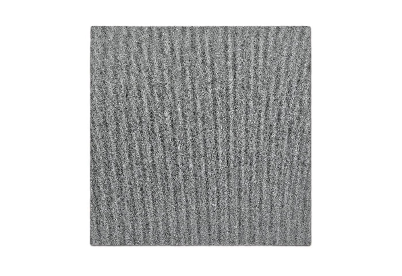casa pura Teppichfliese Lyonn Hellgrau Selbstliegend 50x50 cm - Bild 2
