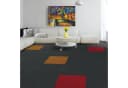 casa pura Teppichfliese Lyonn Hellgrau Selbstliegend 50x50 cm Bild 5