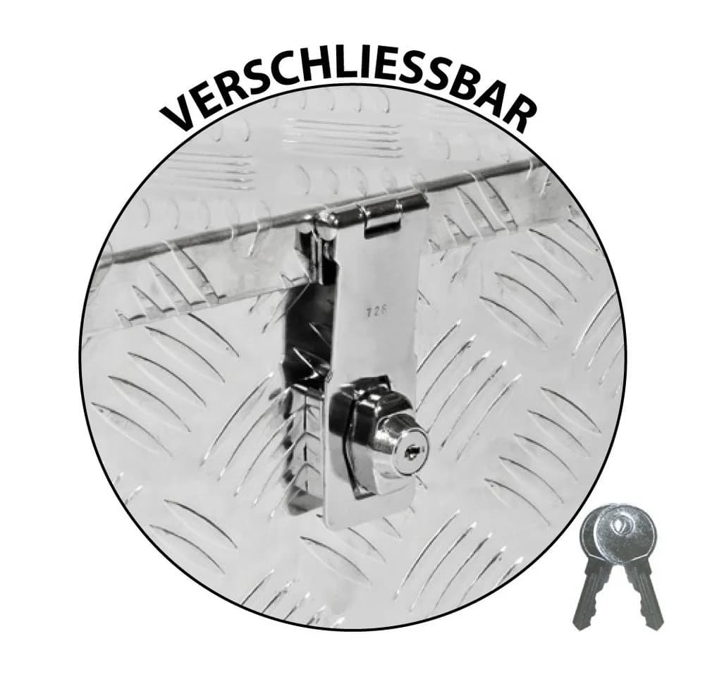 Trucky Anhänger-Deichselbox Werkzeugkiste Aluminium - Bild 4