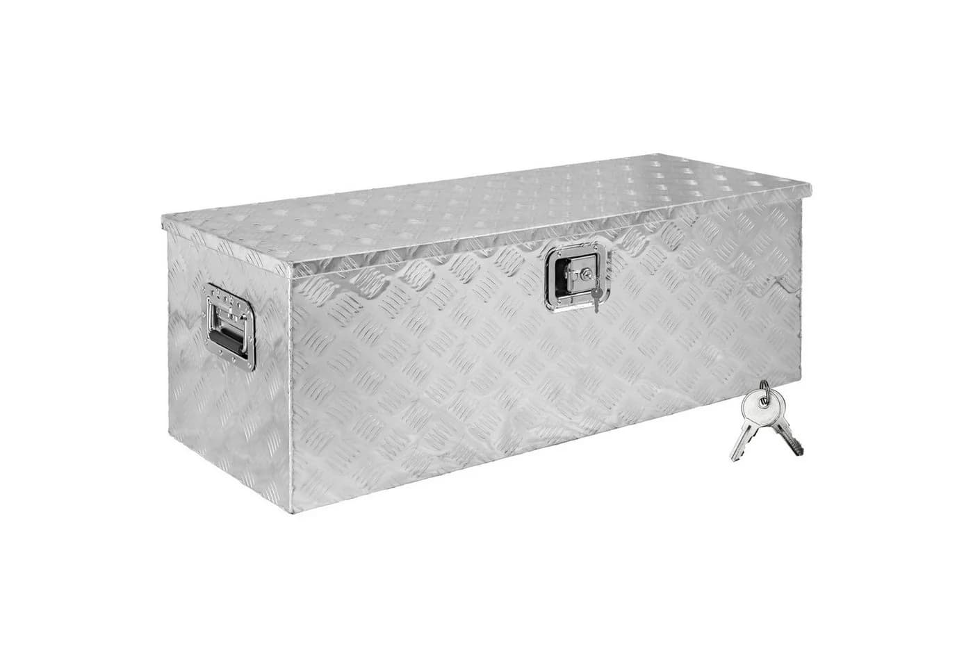 Trucky Anhänger-Deichselbox Aluminium Werkzeugkiste mit Schloss - Bild 2