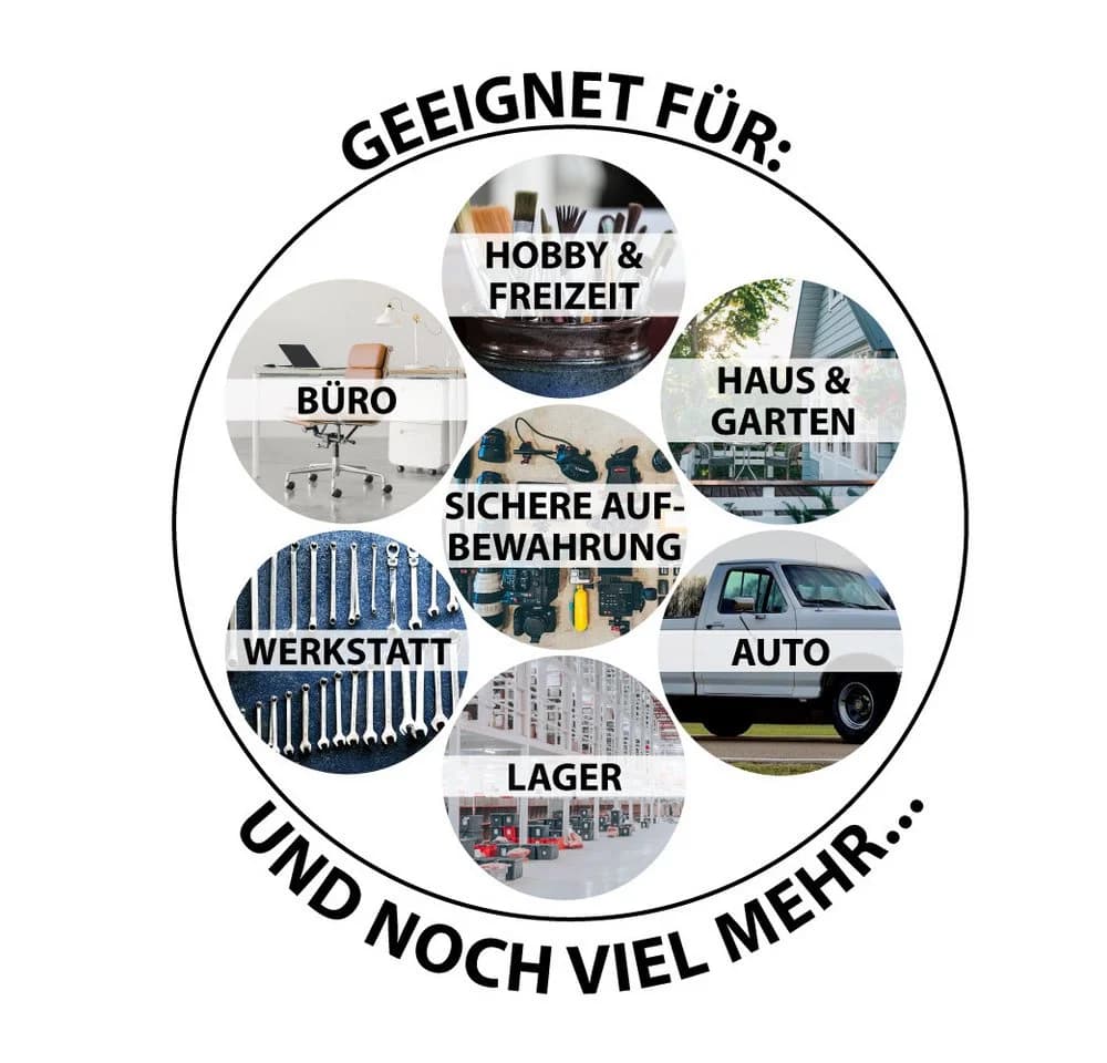 Trucky Anhänger-Deichselbox Aluminium Werkzeugkiste mit Schloss - Bild 5