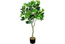 Decovego Kunstbaum Schefflera 100 cm Grün Bild 2