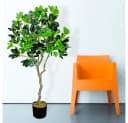 Decovego Kunstbaum Schefflera 100 cm Grün Bild 5