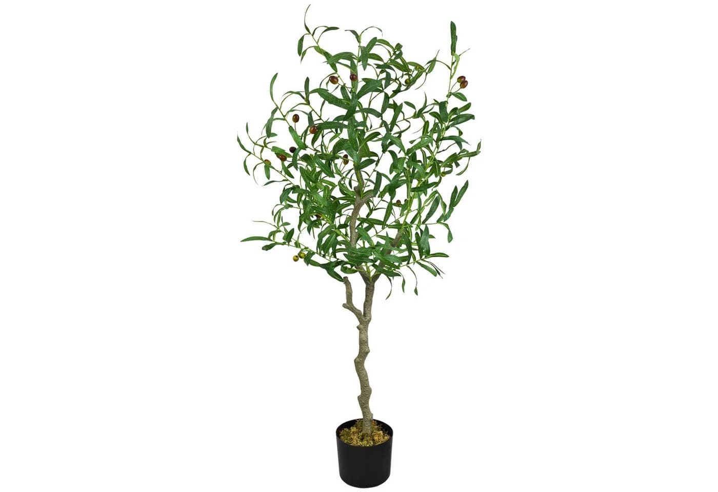 Decovego Kunstbaum Olive Olivenbaum 125 cm Grün - Bild 2