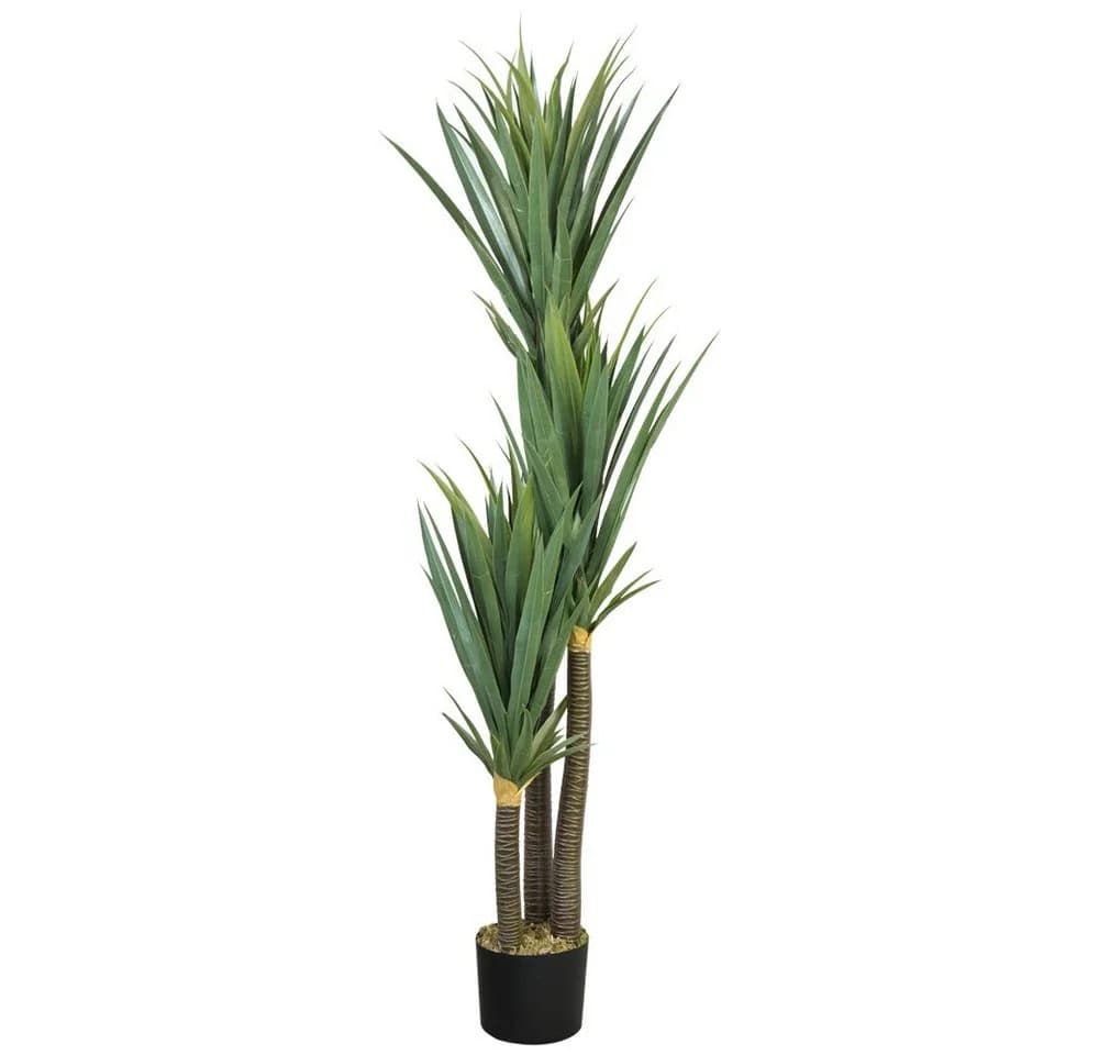 Decovego Kunstpalme Yucca 150 cm Grün - Bild 2