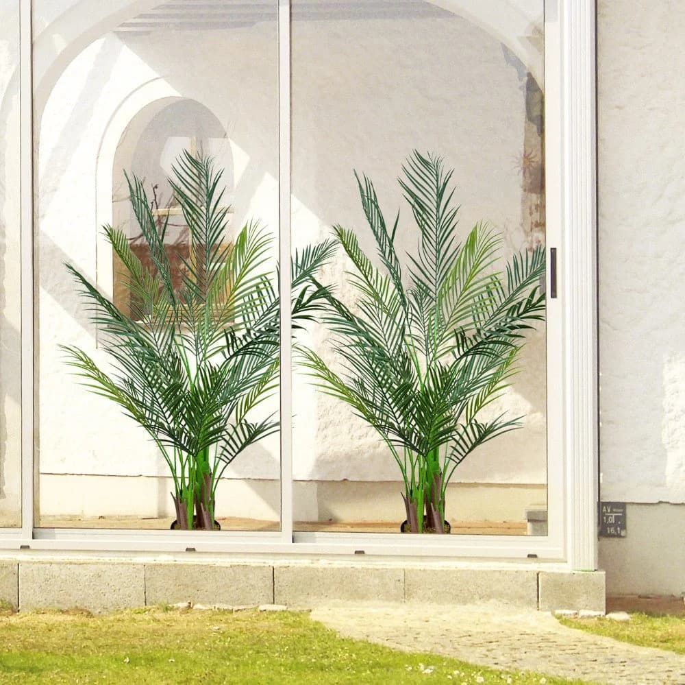 Decovego Kunstpalme Arekapalme 140 cm Grün - Bild 4