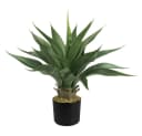 Decovego Künstliche Aloe Vera 54 cm im Zementtopf Grün Bild 2