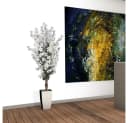 Decovego Kunstbaum Kirschbaum 120 cm Grüne Zimmerpflanze Bild 5