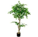Kunstpflanze Ficus Benjamin 120 cm, Decovego Bild 2