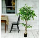 Kunstpflanze Ficus Benjamin 120 cm, Decovego Bild 5