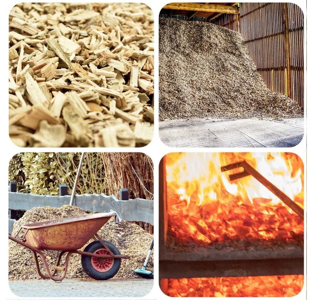 Flameup Holzhäcksel Hackschnitzel für Ofen Rindenmulch für Garten Holz Pflanzen 300 l - Bild 4