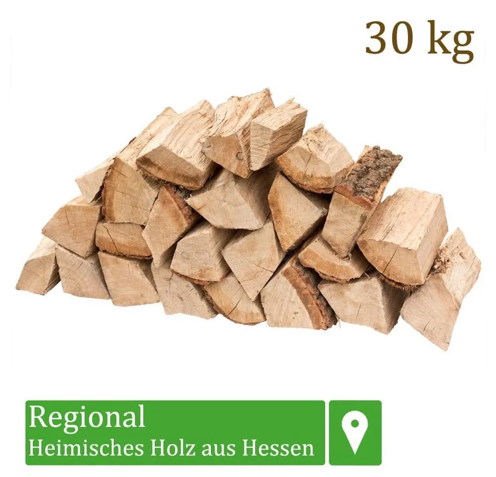 Flameup Kaminholz Eiche 25cm, 30kg Ofenfertig - Bild 2
