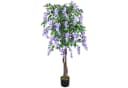 Decovego Kunstbaum Blauregen 160 cm mit Echtholz Bild 2