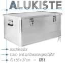 Trucky Allzweckkiste Aluminium Box Silber 135 Liter Abschließbar Bild 1