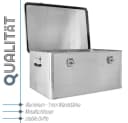 Trucky Allzweckkiste Aluminium Box Silber 135 Liter Abschließbar Bild 3