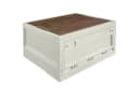 Trucky Faltbox Storage Box 35 L Beige Camping Klappbox mit Rollen Bild 2