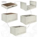 Trucky Faltbox Storage Box 35 L Beige Camping Klappbox mit Rollen Bild 5