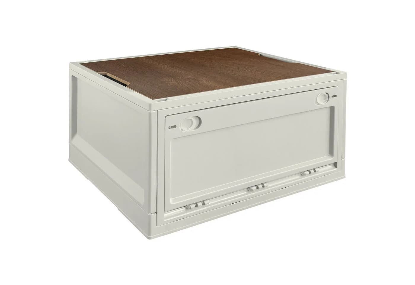 Trucky Faltbox Storage Box 45L Beige mit MDF-Deckel - Bild 2