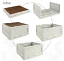 Trucky Faltbox Storage Box 45L Beige mit MDF-Deckel Bild 5