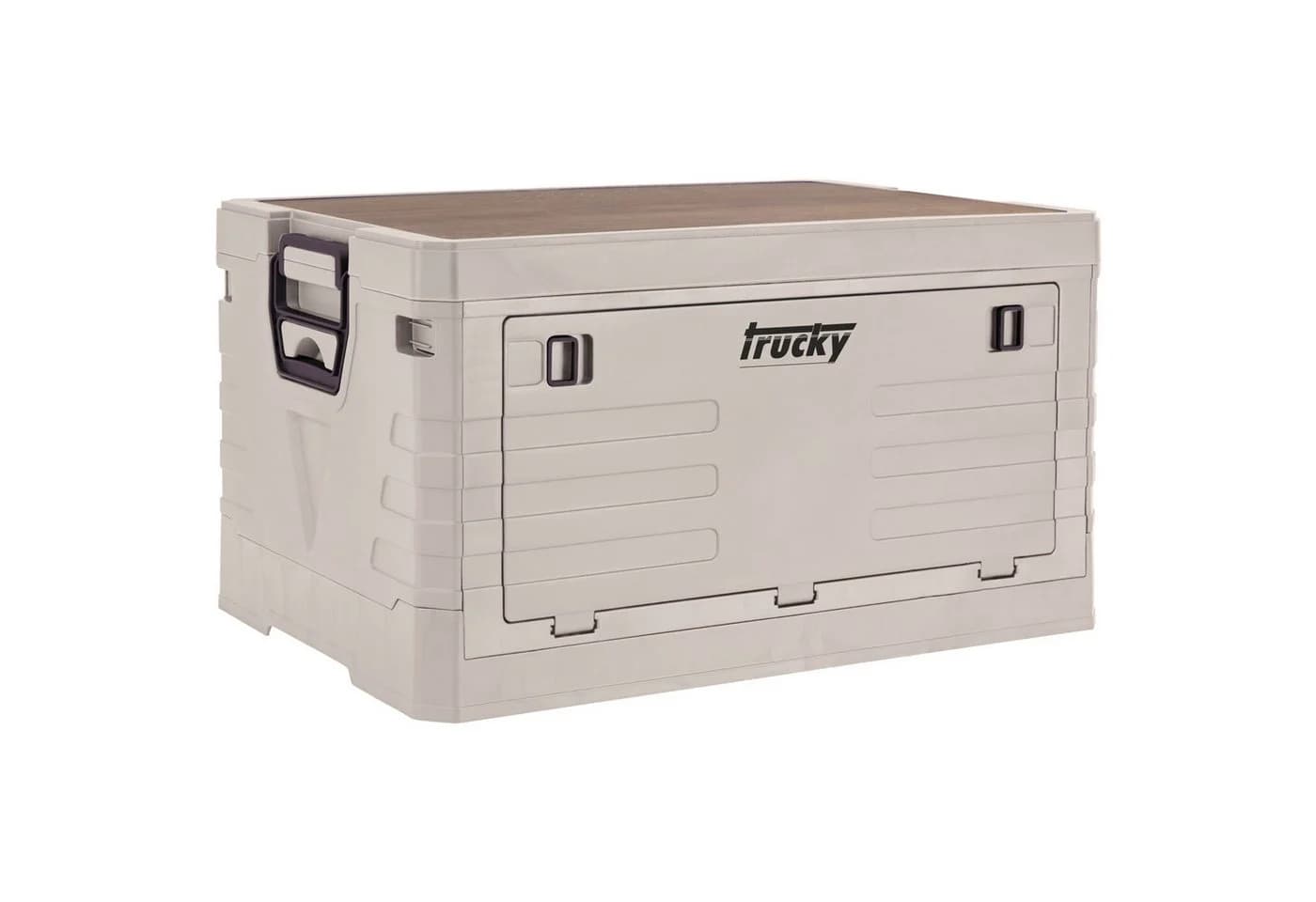 Trucky Faltbox Storage Box 45L Beige Camping Klappbox - Bild 2