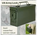 Trucky Aufbewahrungsbox Ammo Box Metallkiste Grün Bild 1