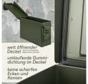 Trucky Aufbewahrungsbox Ammo Box Metallkiste Grün Bild 3