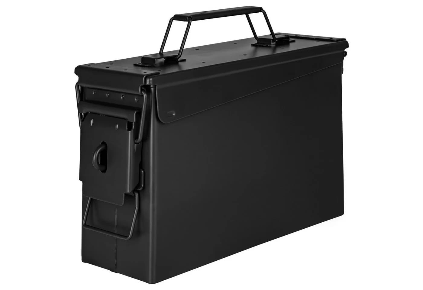 Trucky Aufbewahrungsbox Ammo Box Munitionsbox Metallkiste Metallbox Schwarz Metall - Bild 2