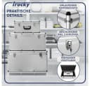 Trucky Allzweckkiste Aluminium 3er Set Boxen Silber Bild 3